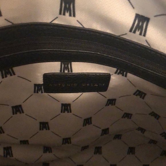 Olive green and tan Antonio Melani bag - Picture 4 of 4